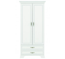 Двухстворчатый шкаф для одежды Тиффани 2DG2S крем вудлайн Двухстворчатый шкаф для одежды Тиффани 2DG2S крем вудлайн