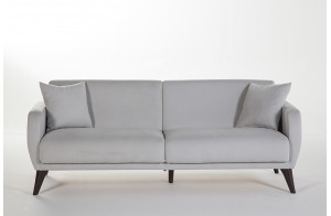 Трехместный Диван-кровать Flexy Флекси (светло-серый)