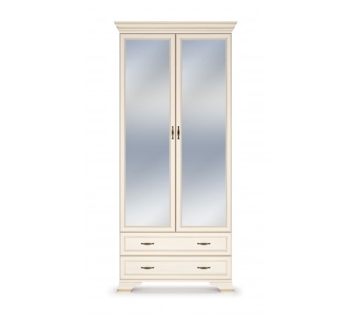 Шкаф Сиена 2-х дверных (Бодега Белый) Шкаф Сиена 2-х дверных (Бодега Белый)