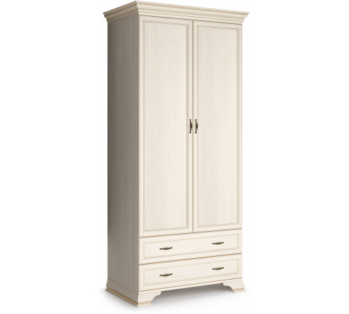 Шкаф Сиена 2-х дверных (Бодега Белый) Шкаф Сиена 2-х дверных (Бодега Белый)