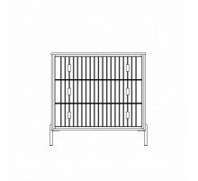 Бельевой комод для спальни Люксор МН-042-12 Бельевой комод для спальни Люксор МН-042-12