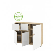 Тумба-комод в гостиную Леонардо МН-026-16 белый Тумба-комод в гостиную Леонардо МН-026-16 белый