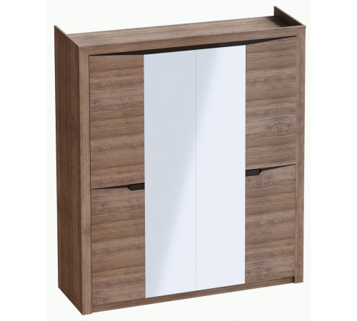 Шкаф для одежды четырехдверный Соренто Дуб стирлинг