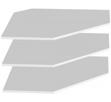 Угловой шкаф для одежды ПХ-2 (ДГТ) Ханна Угловой шкаф для одежды ПХ-2 (ДГТ) Ханна