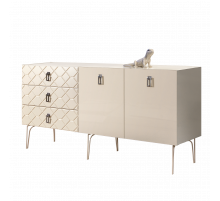 Комод для гостиной Богемия Фарфале (Bogemia Farfalle) БМКМ-4(Fa)