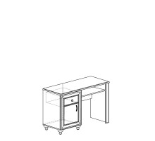 Стол туалетный Афины 363 кремовый белый Стол туалетный Афины 363 кремовый белый